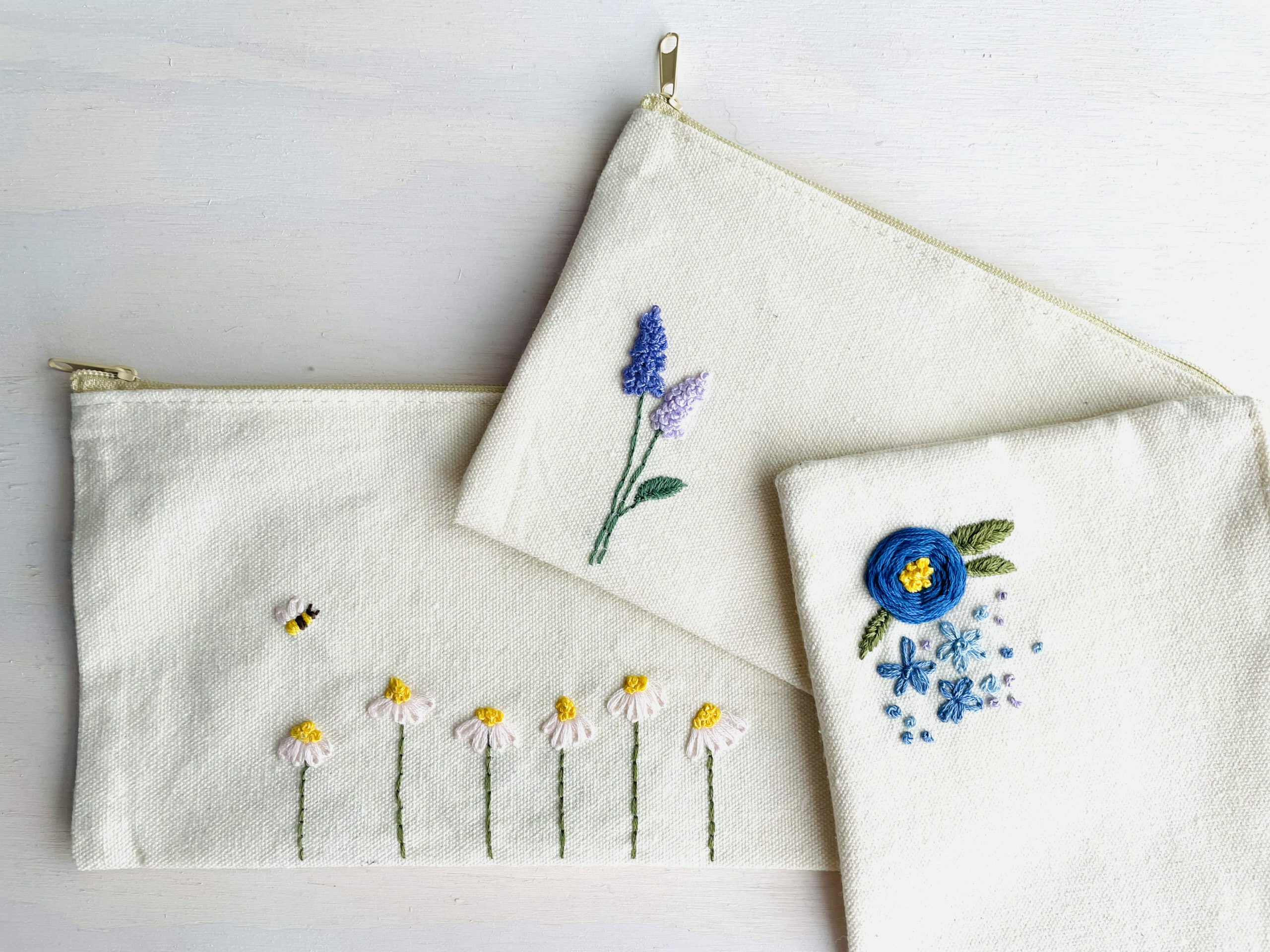 Blumen Sticken – mit wenig Erfahrung und wenig Material zum Erfolg